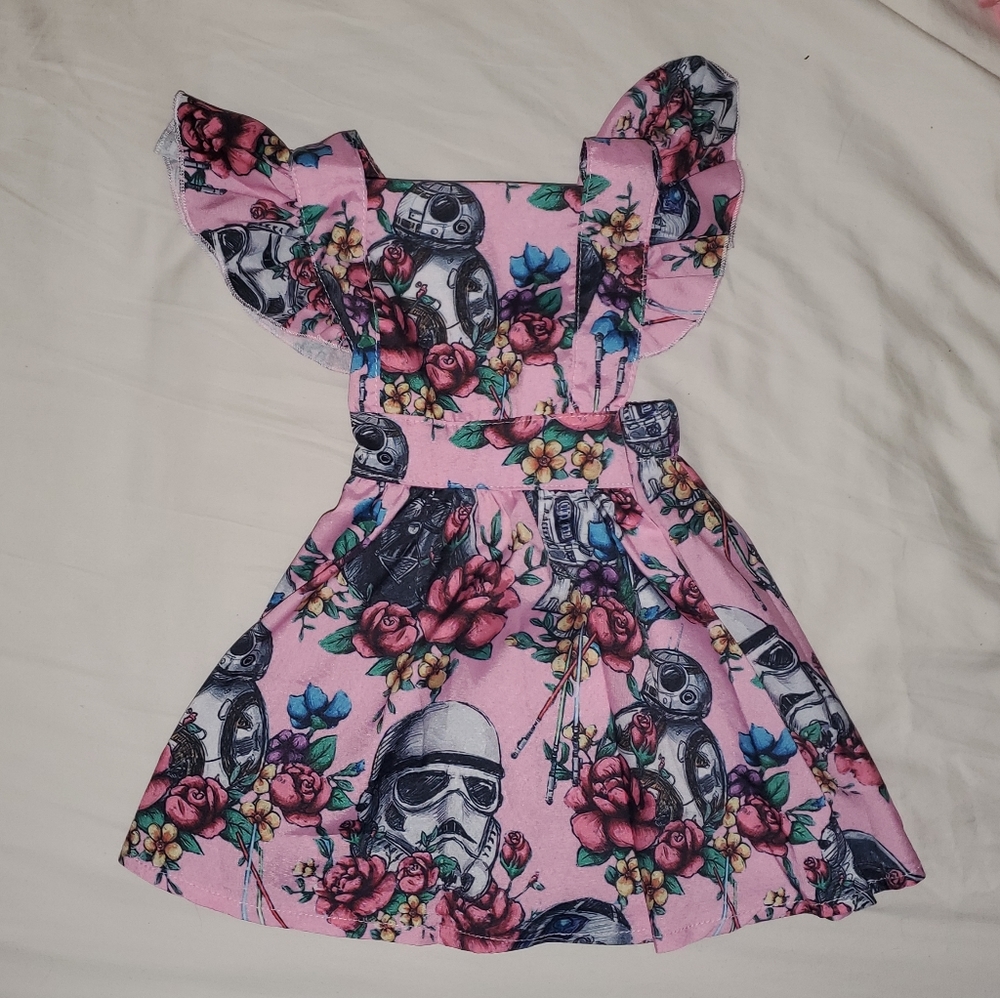 Star wars baby dress pink